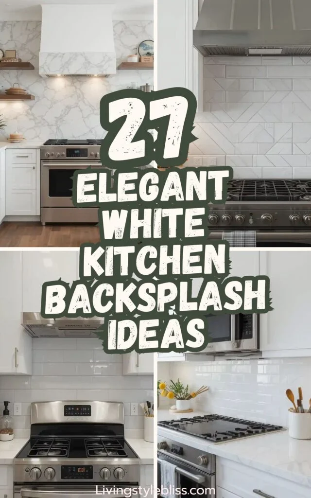 White Kitchen Backsplash Ideas