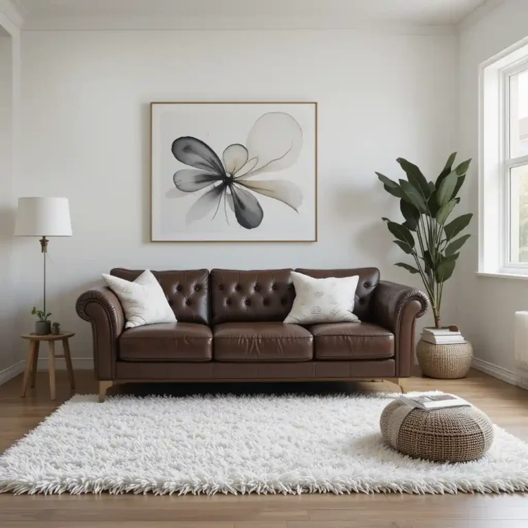 32 Dark Brown Leather Couch Living Room Ideas