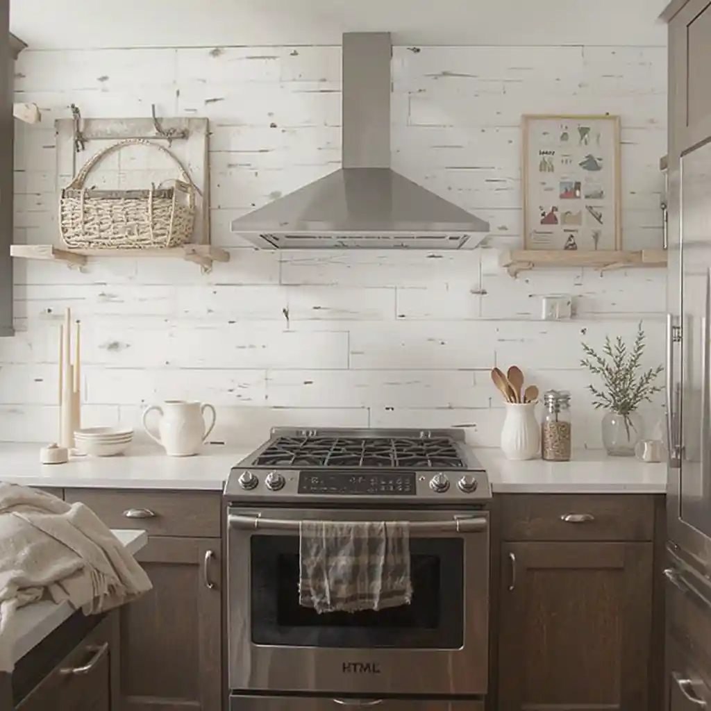 White Shiplap Panels