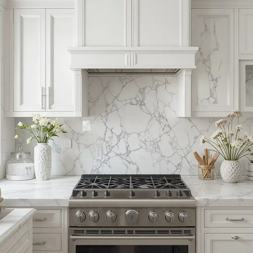 White and Gray Marble Combo