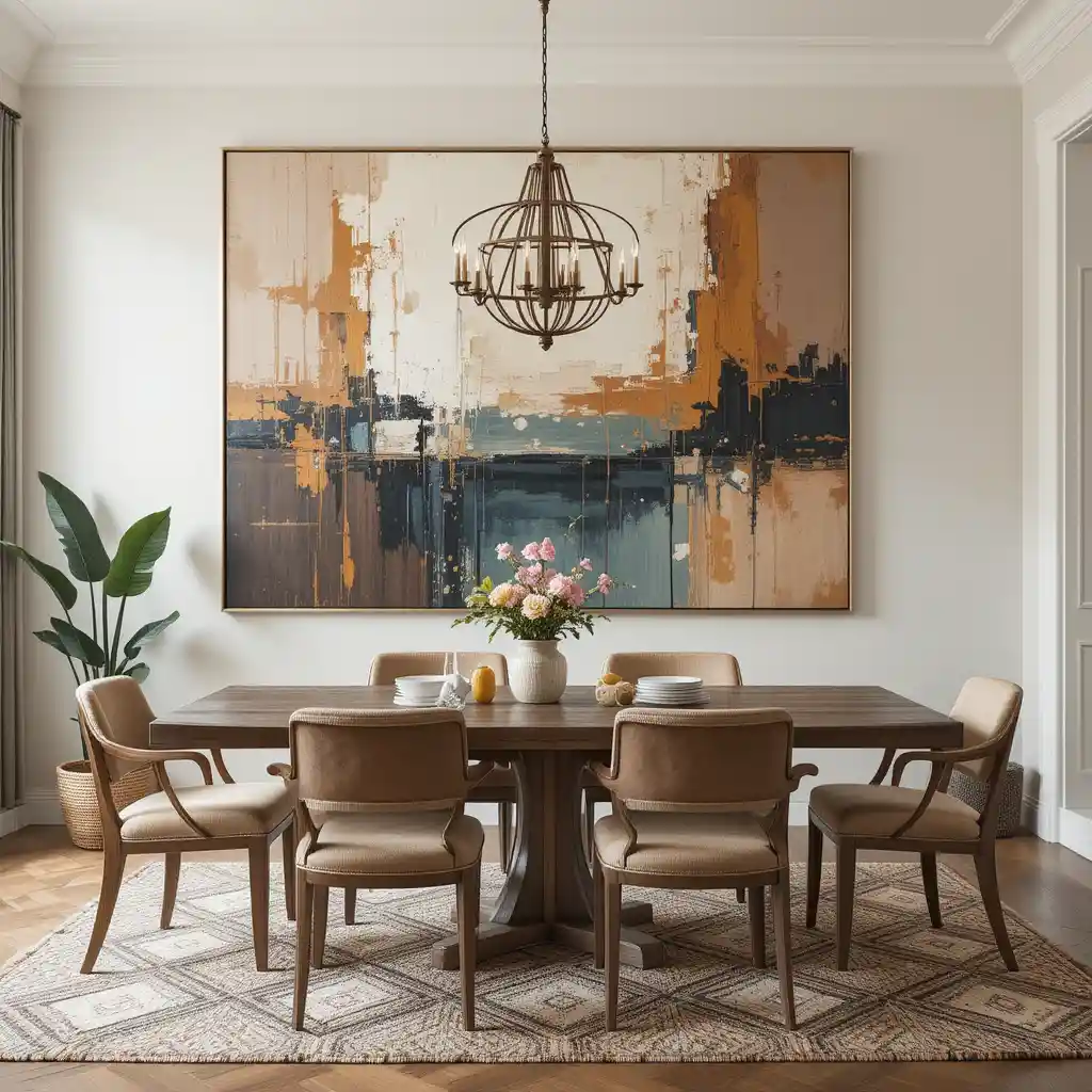 Abstract Boho Art for a Creative Touch