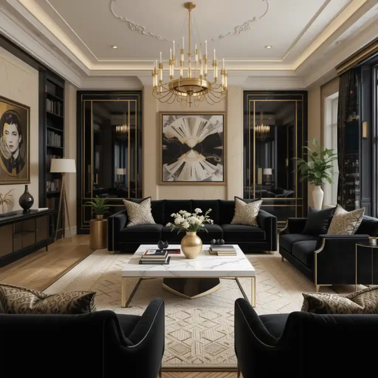 17 Jaw-Dropping Beige Black and White Living Room Ideas