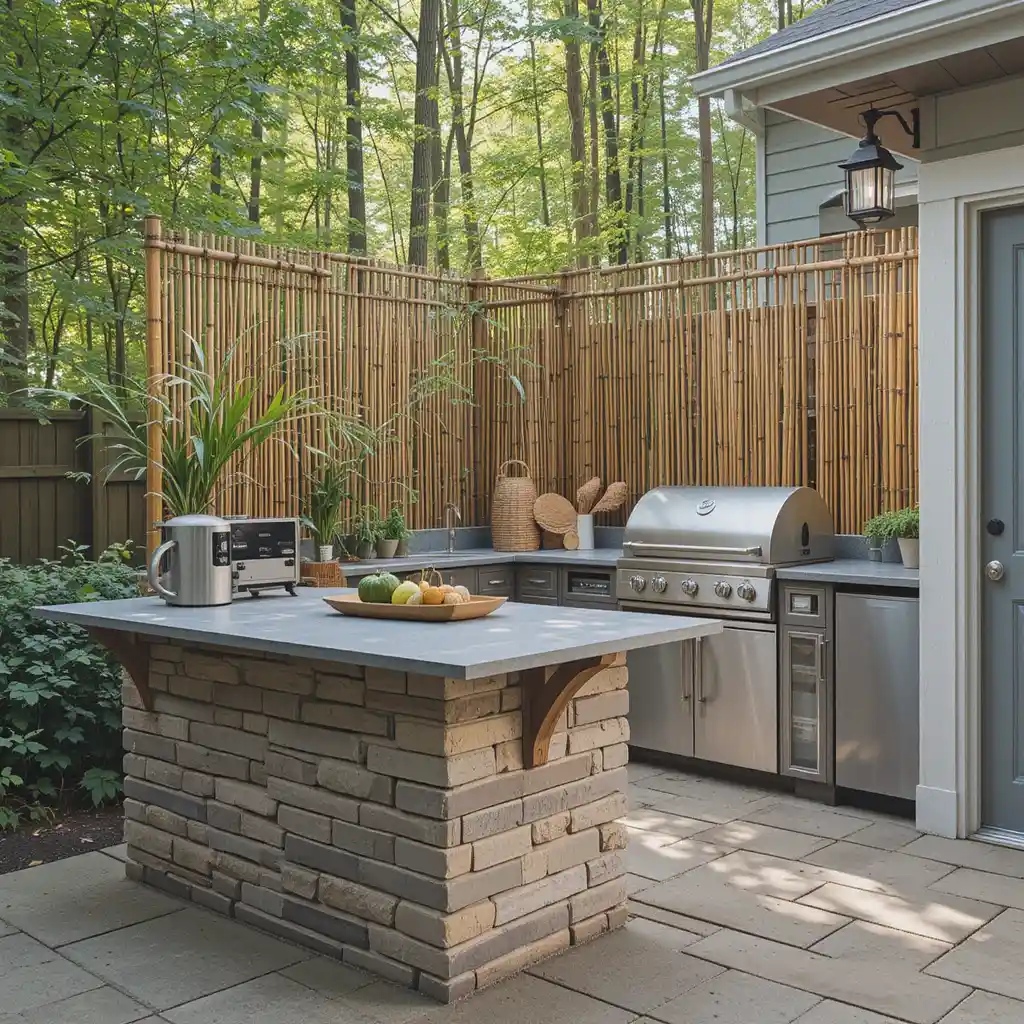 Bamboo Screen for Privacy