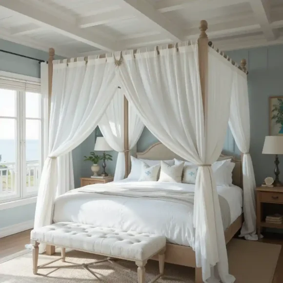 Coastal Canopy Bed