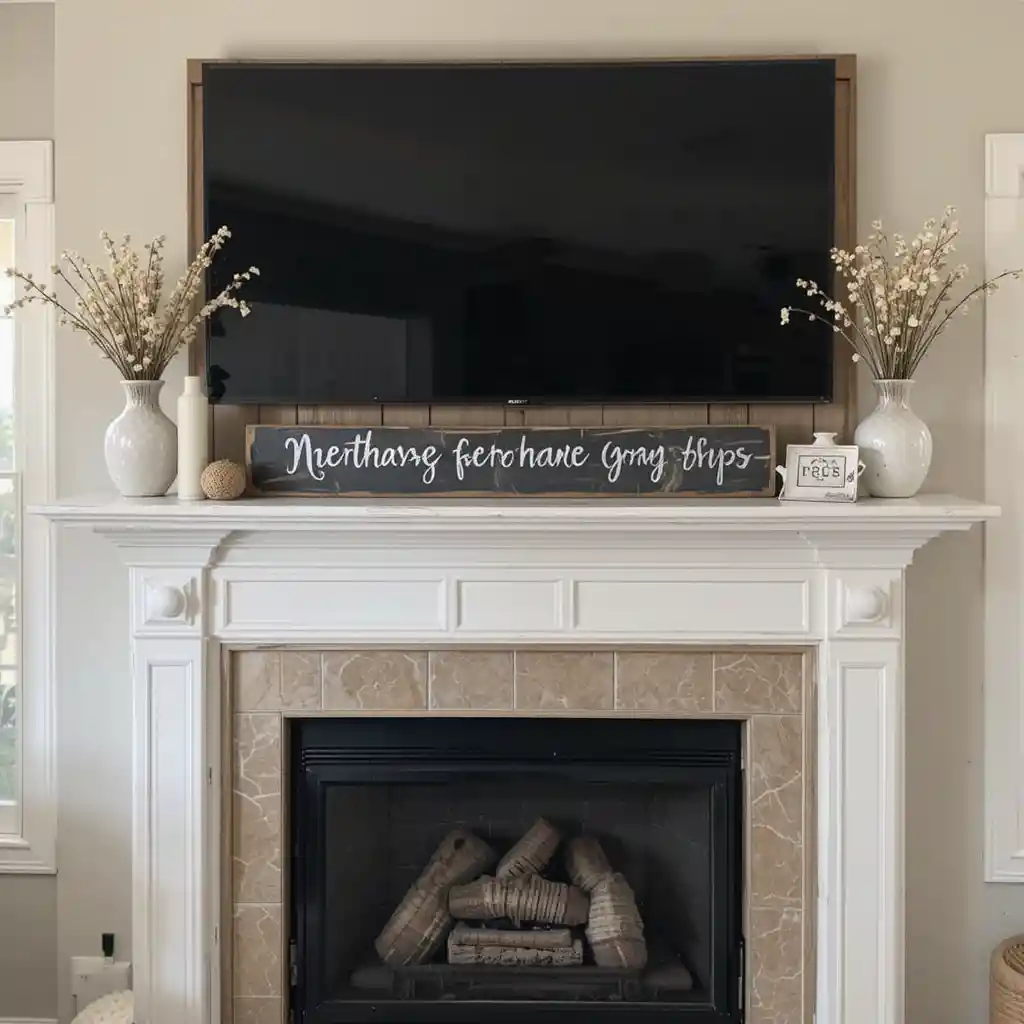 Farmhouse Sign Centerpiece