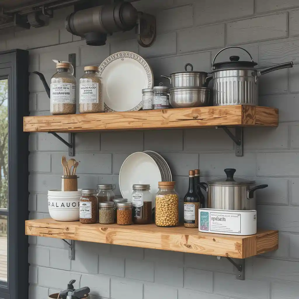 Floating Shelf Storage Solution
