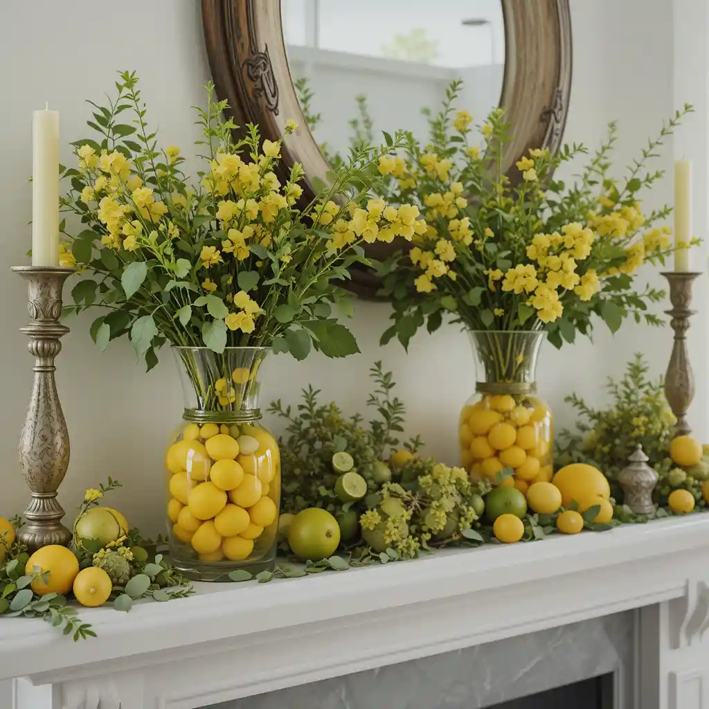 Fresh Citrus and Greenery Arrangement