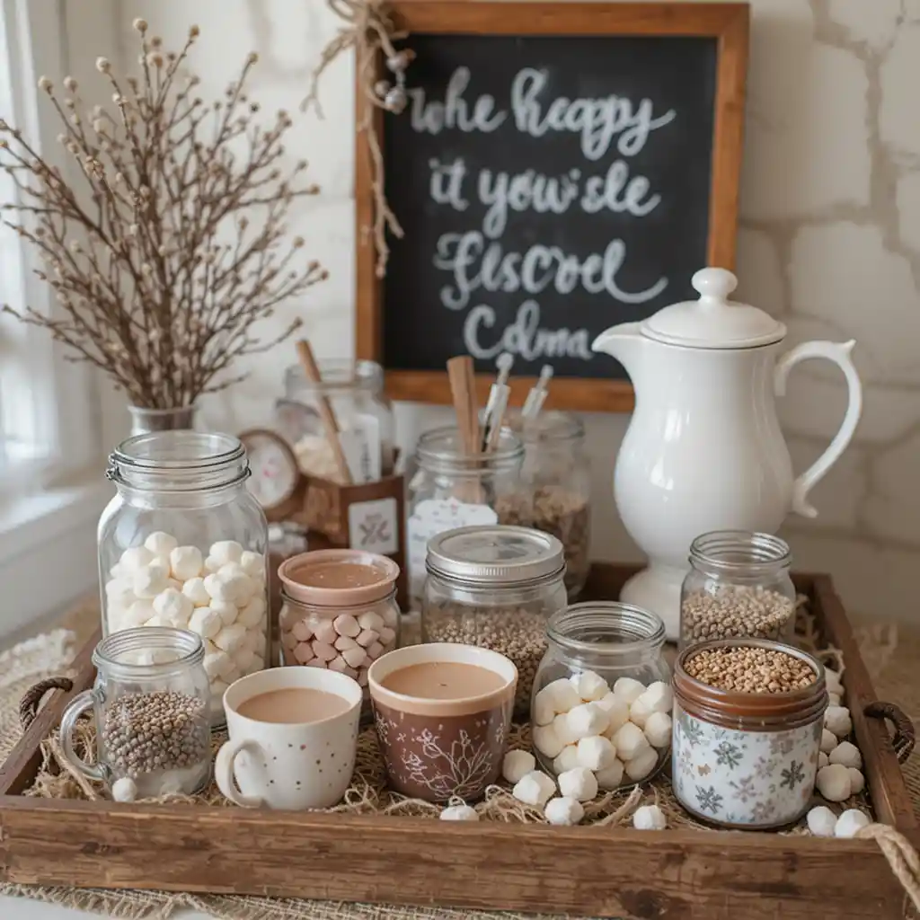 Hot Cocoa Bar with Seasonal Mugs