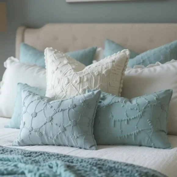 Ocean-Toned Throw Pillows