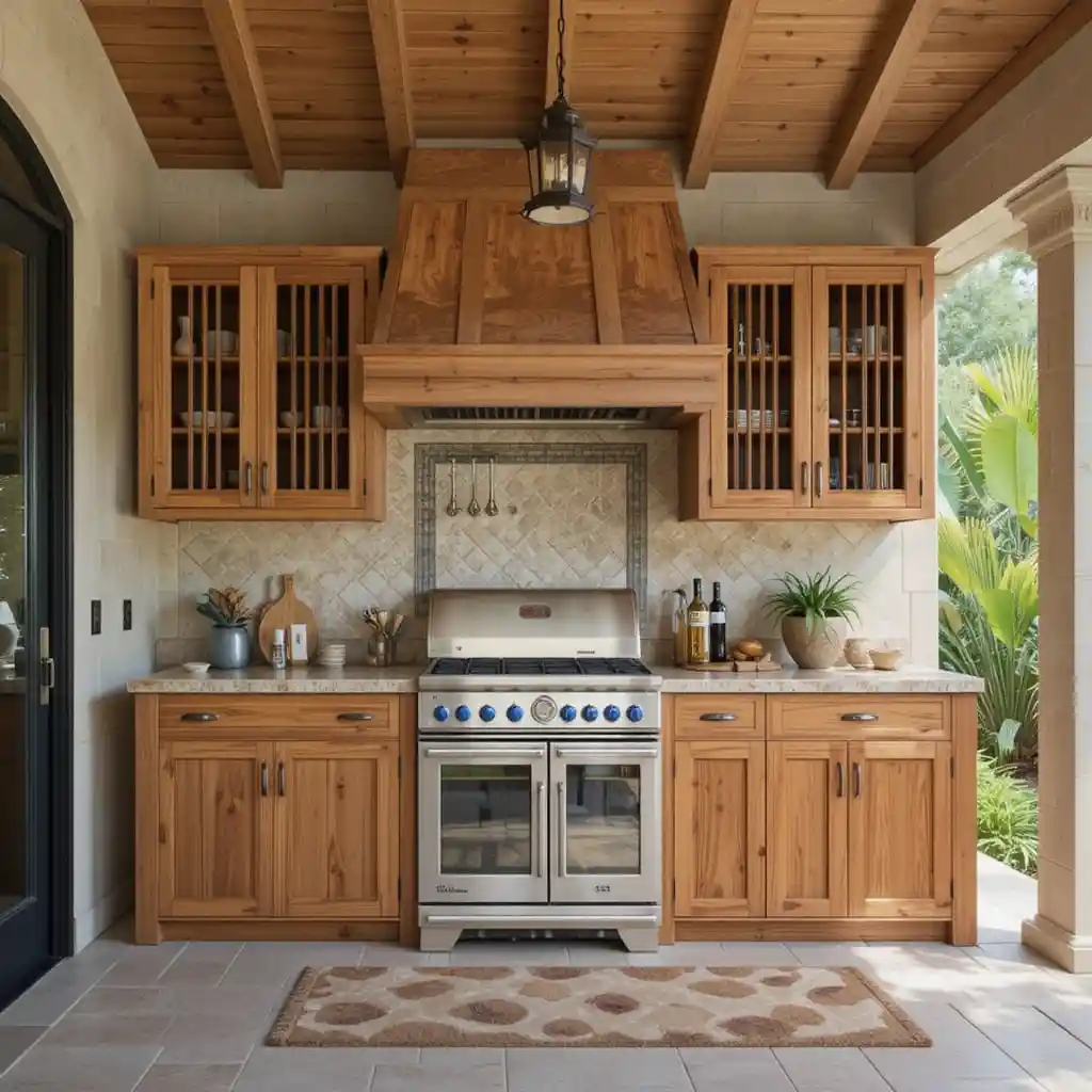 Open-Slat Cabinets for Airflow and Style