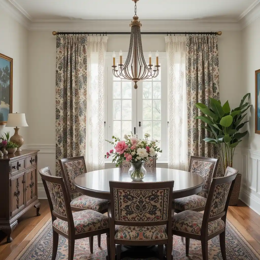 Patterned Curtains for a Boho Vibe