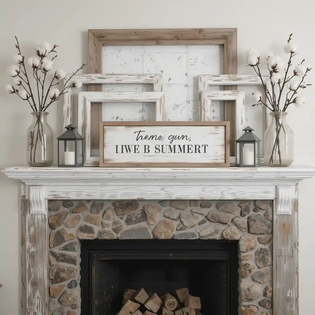 Rustic Farmhouse with Whitewashed Wood
