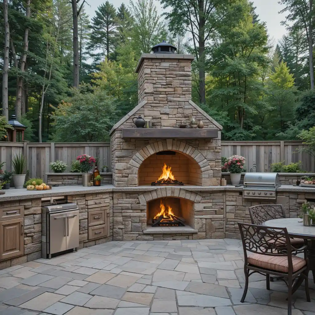 Stone Veneer Cabinets for Natural Elegance