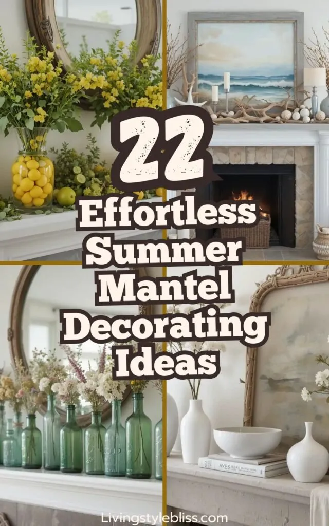 Summer Mantel Decorating Ideas