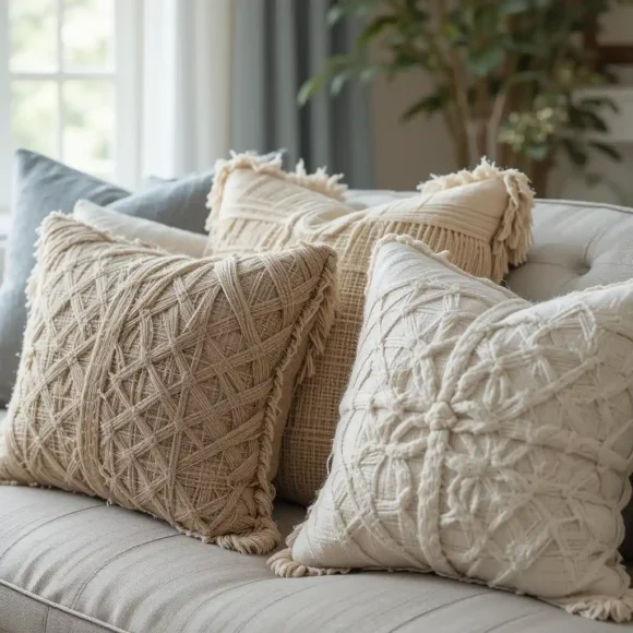 Textured Throw Pillows