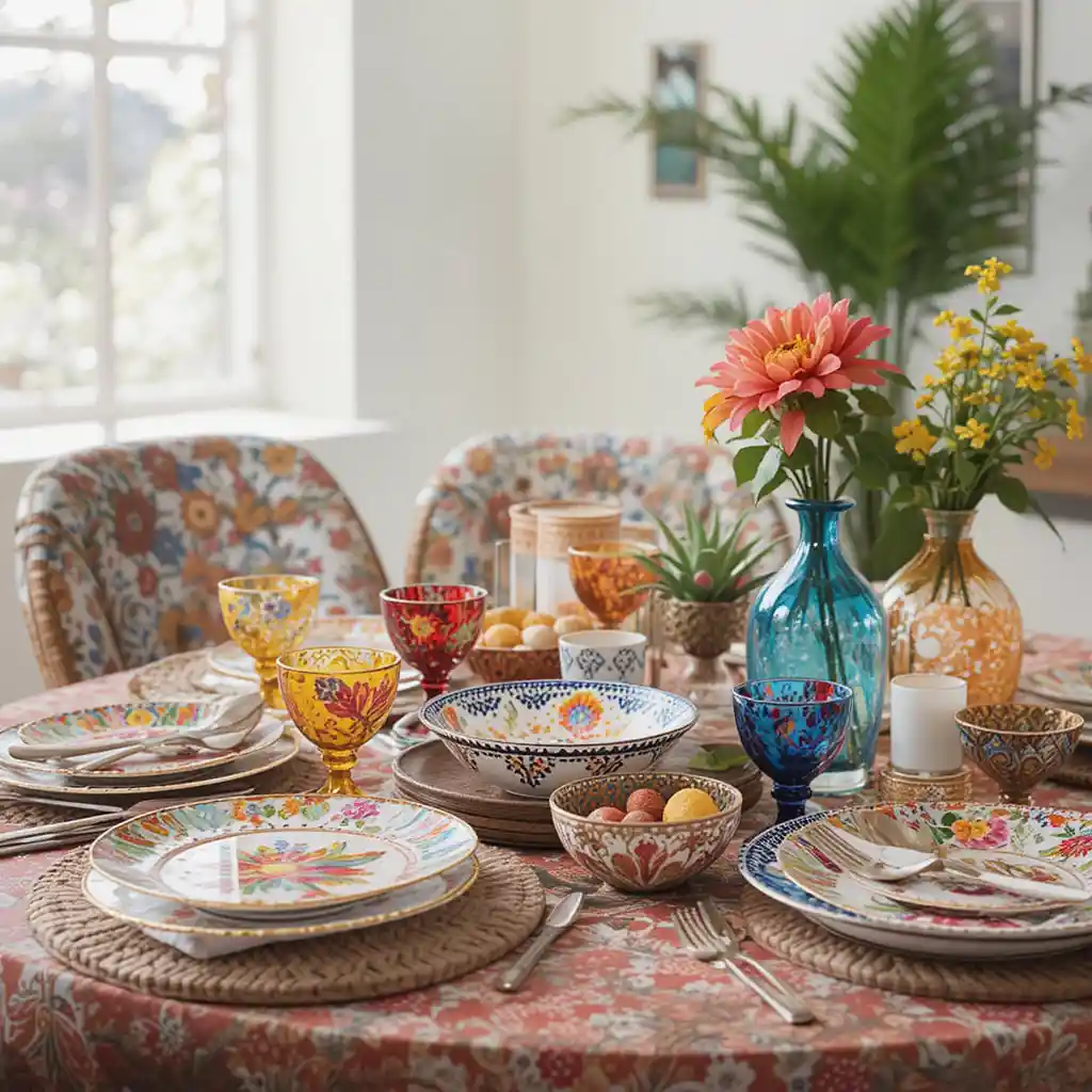 Vibrant Tableware for Artistic Dining