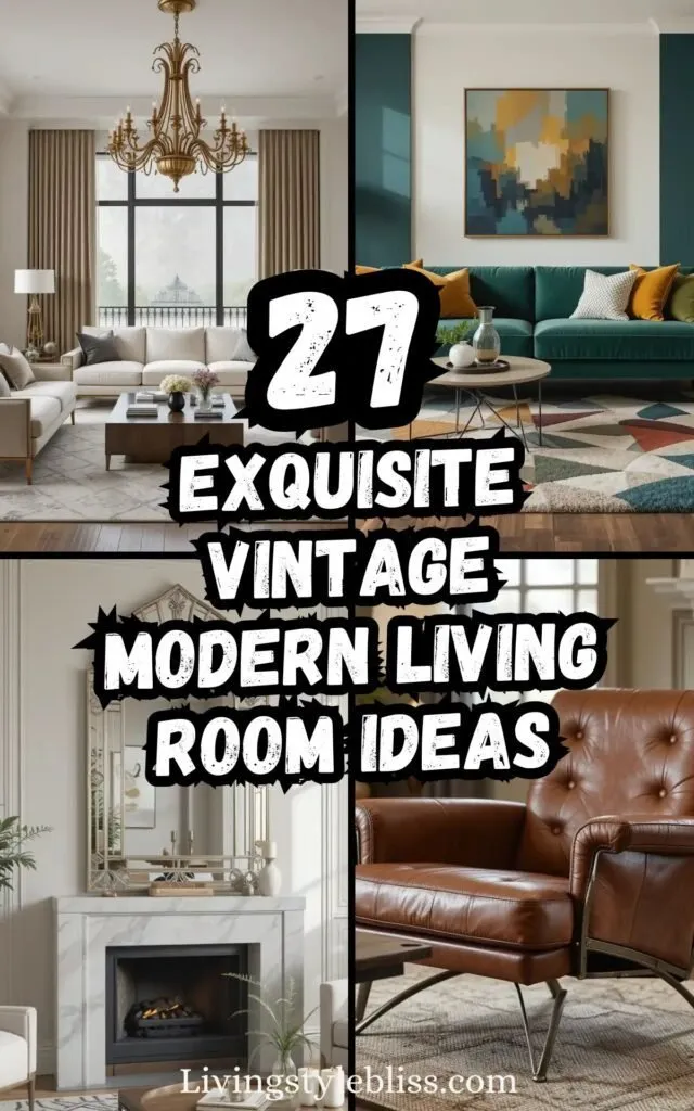 Vintage Modern Living Room Ideas
