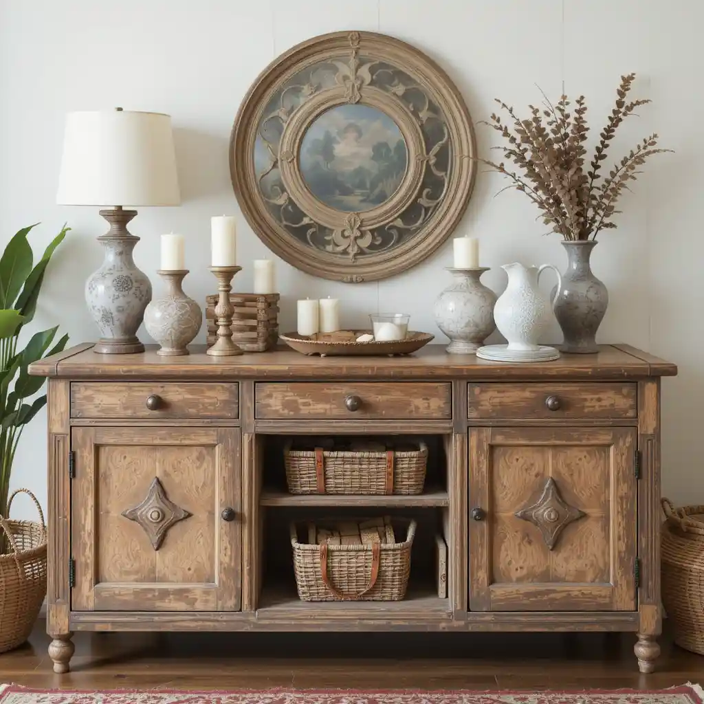 Vintage Sideboard for Bohemian Charm