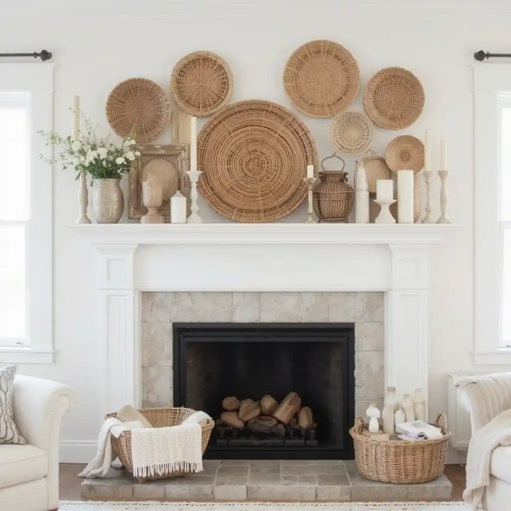 Woven Baskets and Soft Neutrals