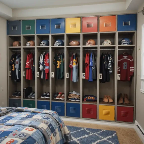 Sports Locker Closet