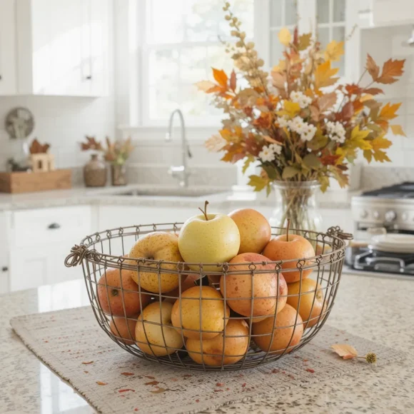 Add Seasonal Produce in a Basket