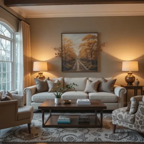 Add Warm Lighting with Table Lamps