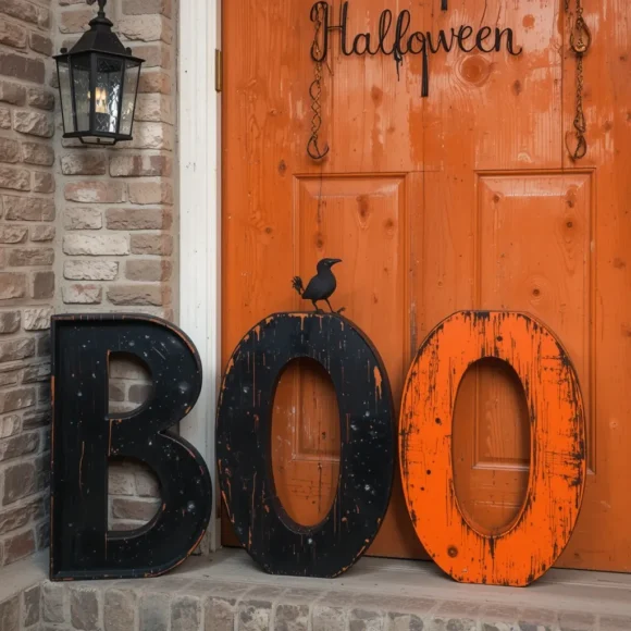 BOO Letter Blocks
