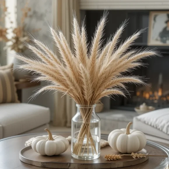 Bring in Dried Wheat Bundles