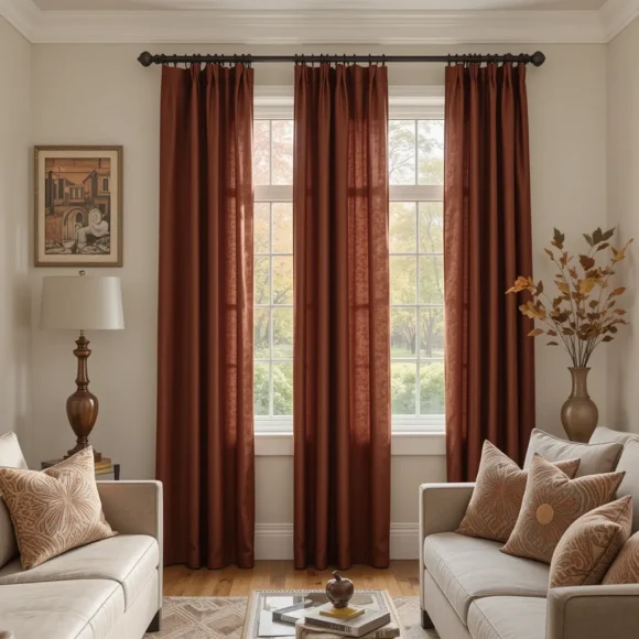 Burnt Sienna Curtains