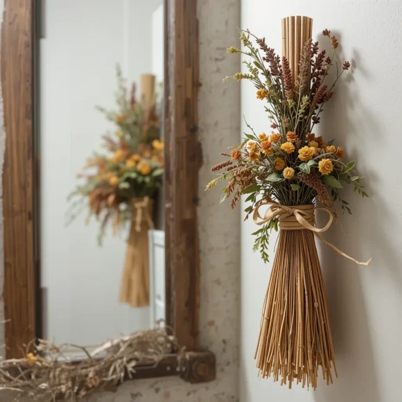 Cinnamon Broom or Hanging Herb Bundle