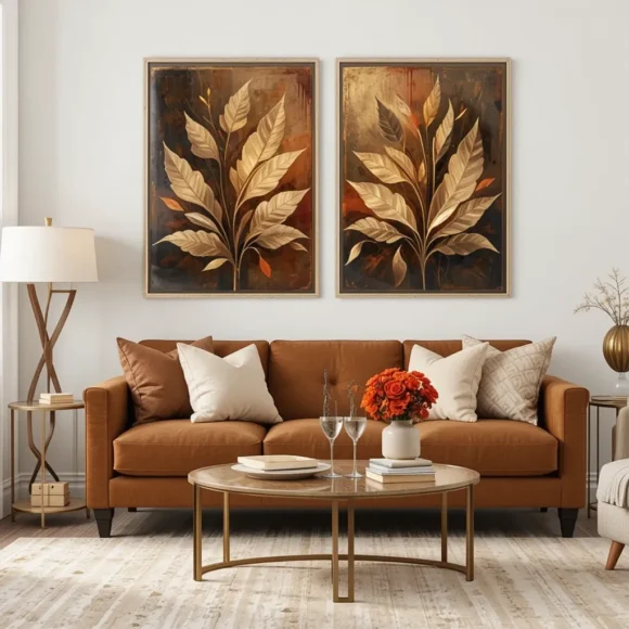 Deep Gold Wall Art