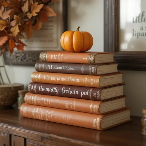 Display a Cozy Book Stack