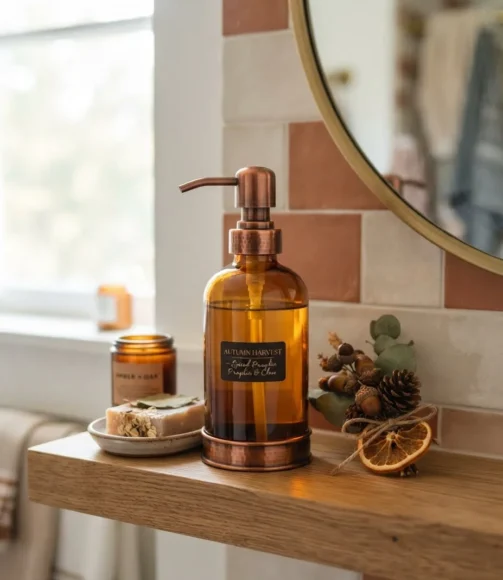 Fall-Inspired Soap Dispensers