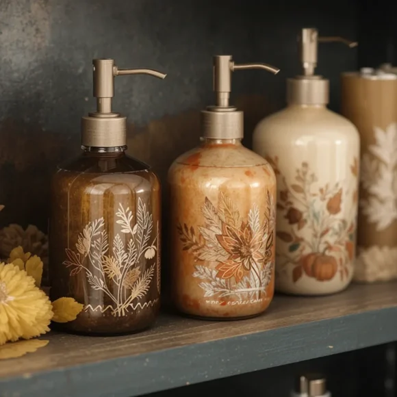Fall-Inspired Soap Dispensers