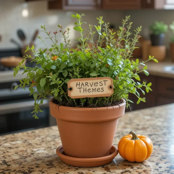 Feature an Herb Planter with Fall Flair