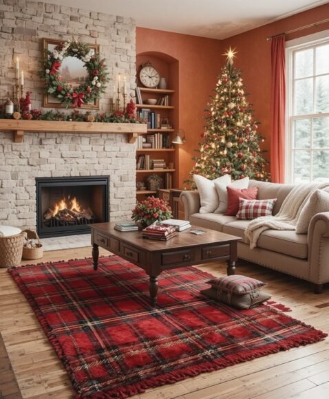 Festive Area Rug for Seasonal Charm