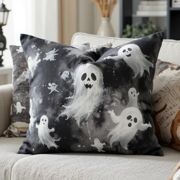 Ghost Pillow Covers