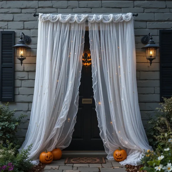 Ghostly Curtain Entrance