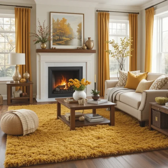 Goldenrod Area Rug