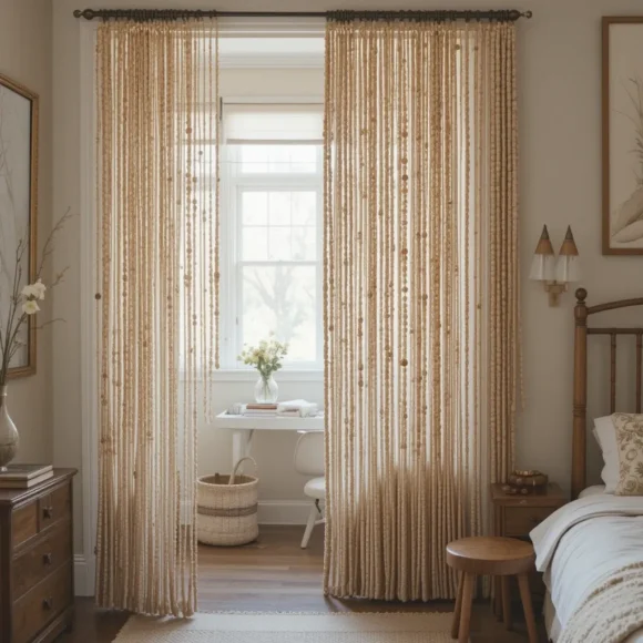Hang Beaded Curtains