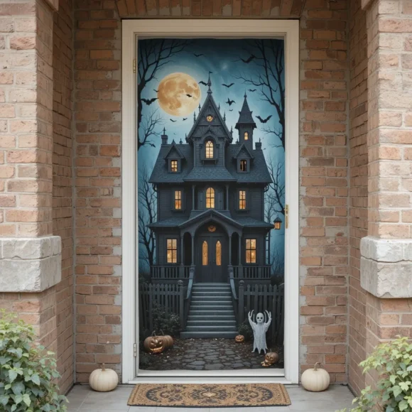 Haunted House Backdrop