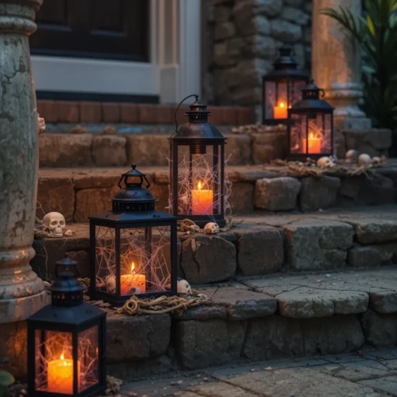 Haunted Lantern Staircase Glow