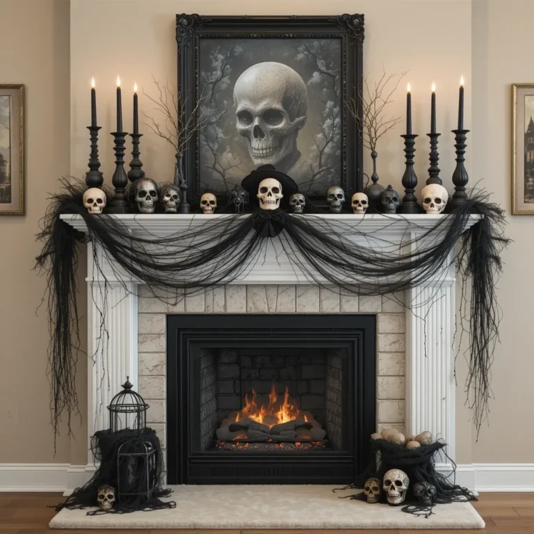 Haunted Mantel Display