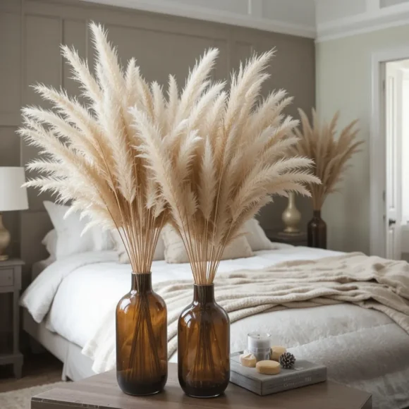 Incorporate Pampas Grass in Vases
