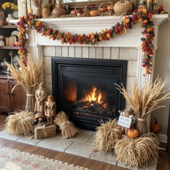 Mini Hay Bales and Corn Husks