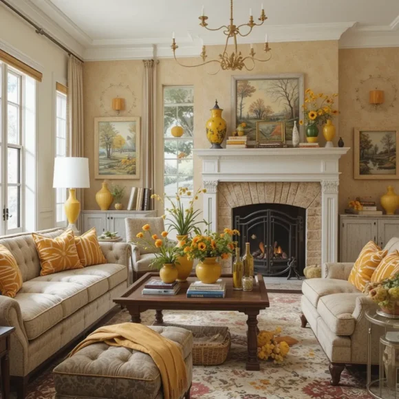 Mustard Yellow Accent Pieces