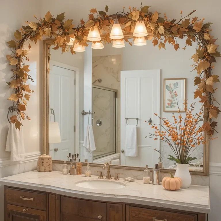 Oversized Mirror Garland