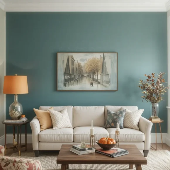 Pumpkin-Colored Lampshade