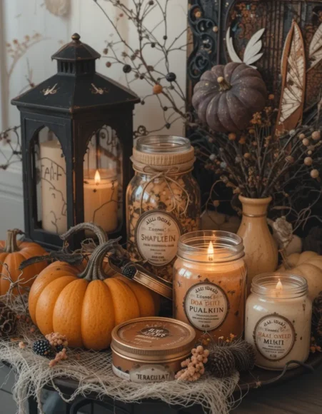 Pumpkin Spice Scented Candles