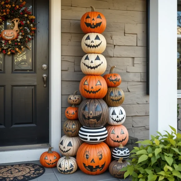 Pumpkin Tower with Personality